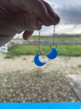 Load image into Gallery viewer, Blue Moon earrings
