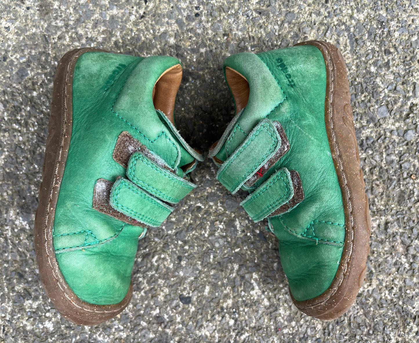 Green boots   uk 6 (eu 23)