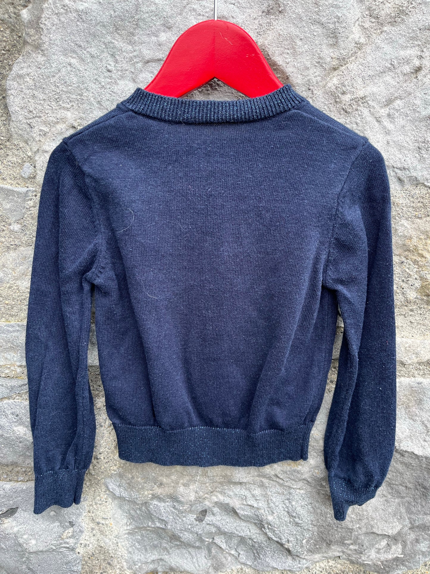 Navy cardigan  3y (98cm)