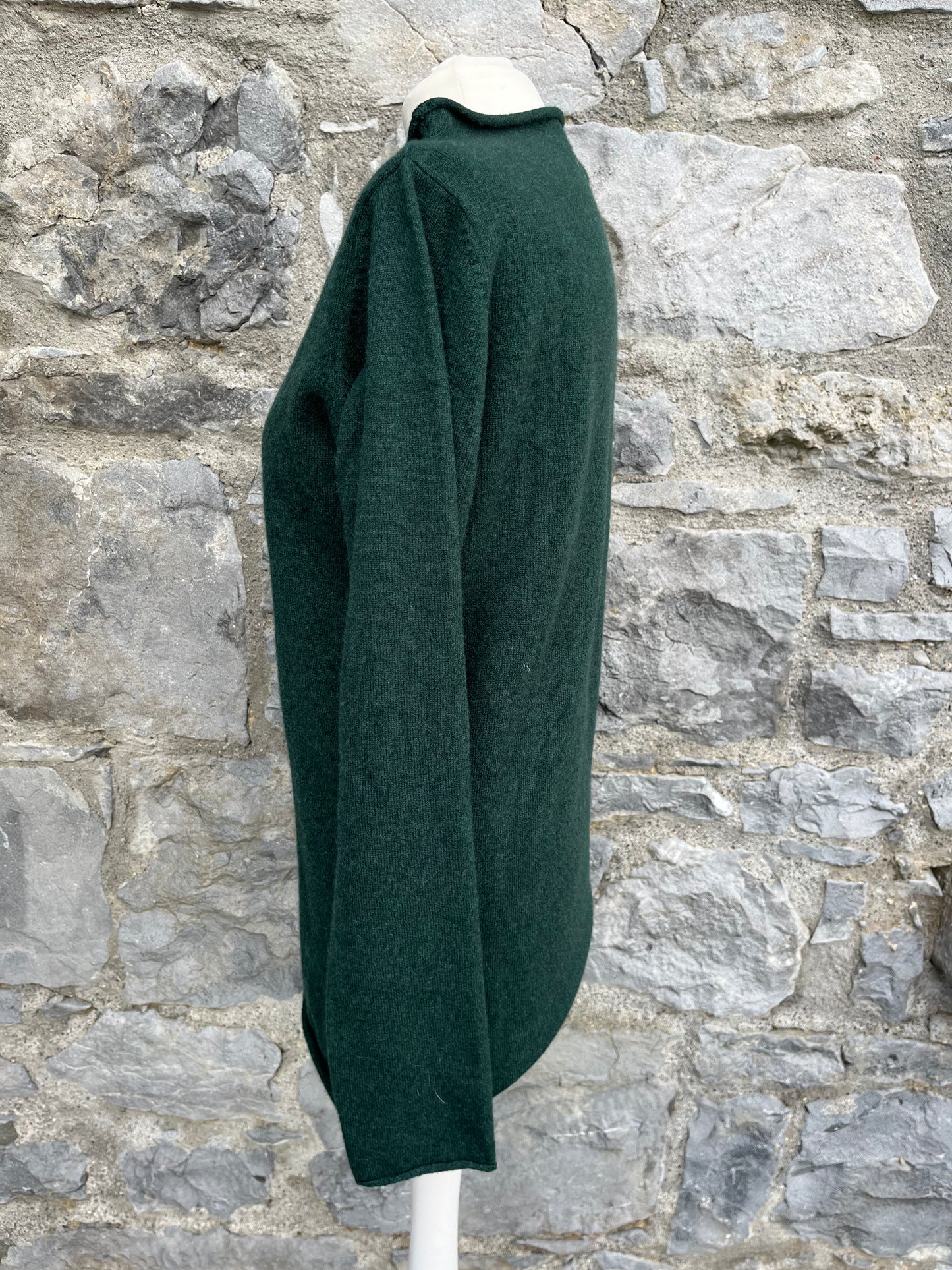 Green cashmere jumper  uk 12