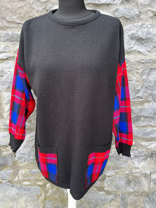 Black&tartan jumper uk 12