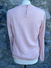 Load image into Gallery viewer, Pink embroidered jumper uk 8-10
