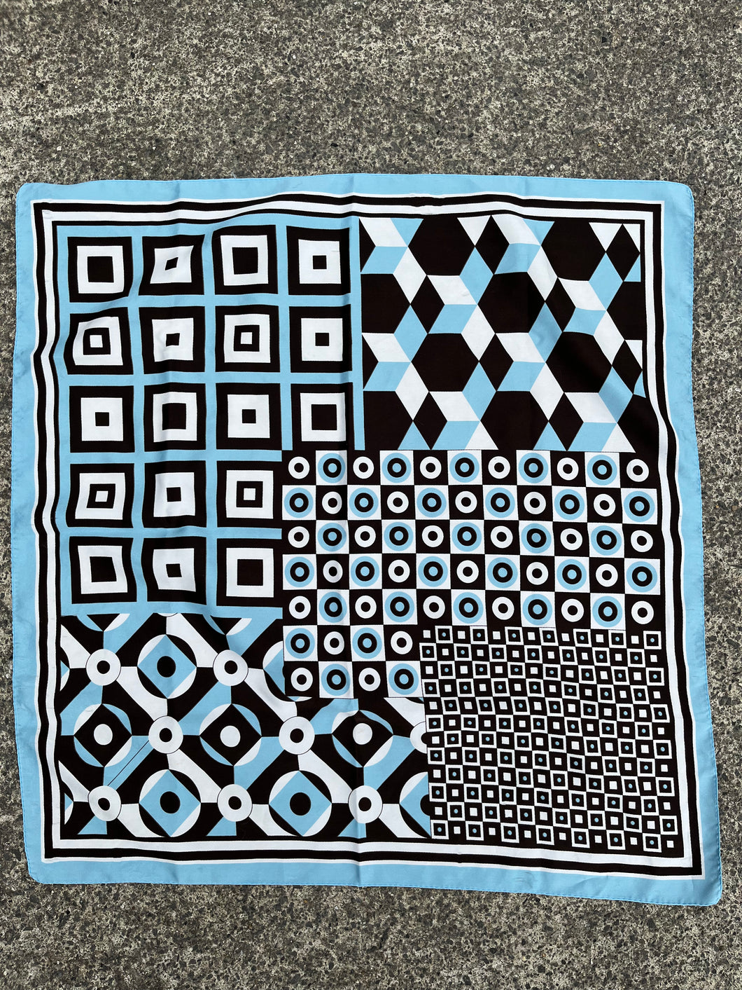 Geometric scarf