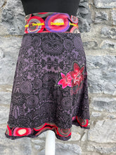 Load image into Gallery viewer, Charcoal patterned skirt uk 4-6
