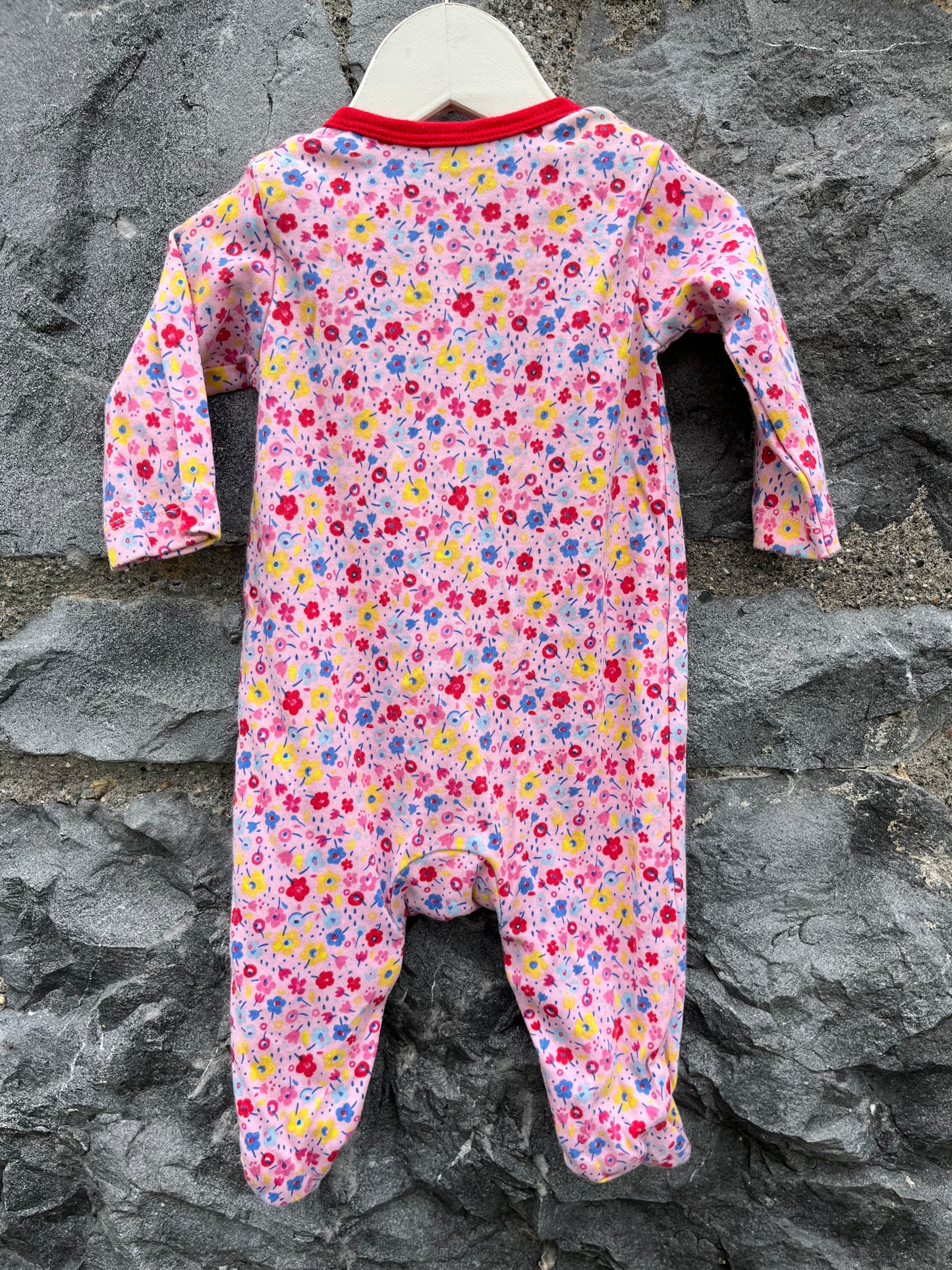 Small flowers onesie   Newborn (50-56cm)