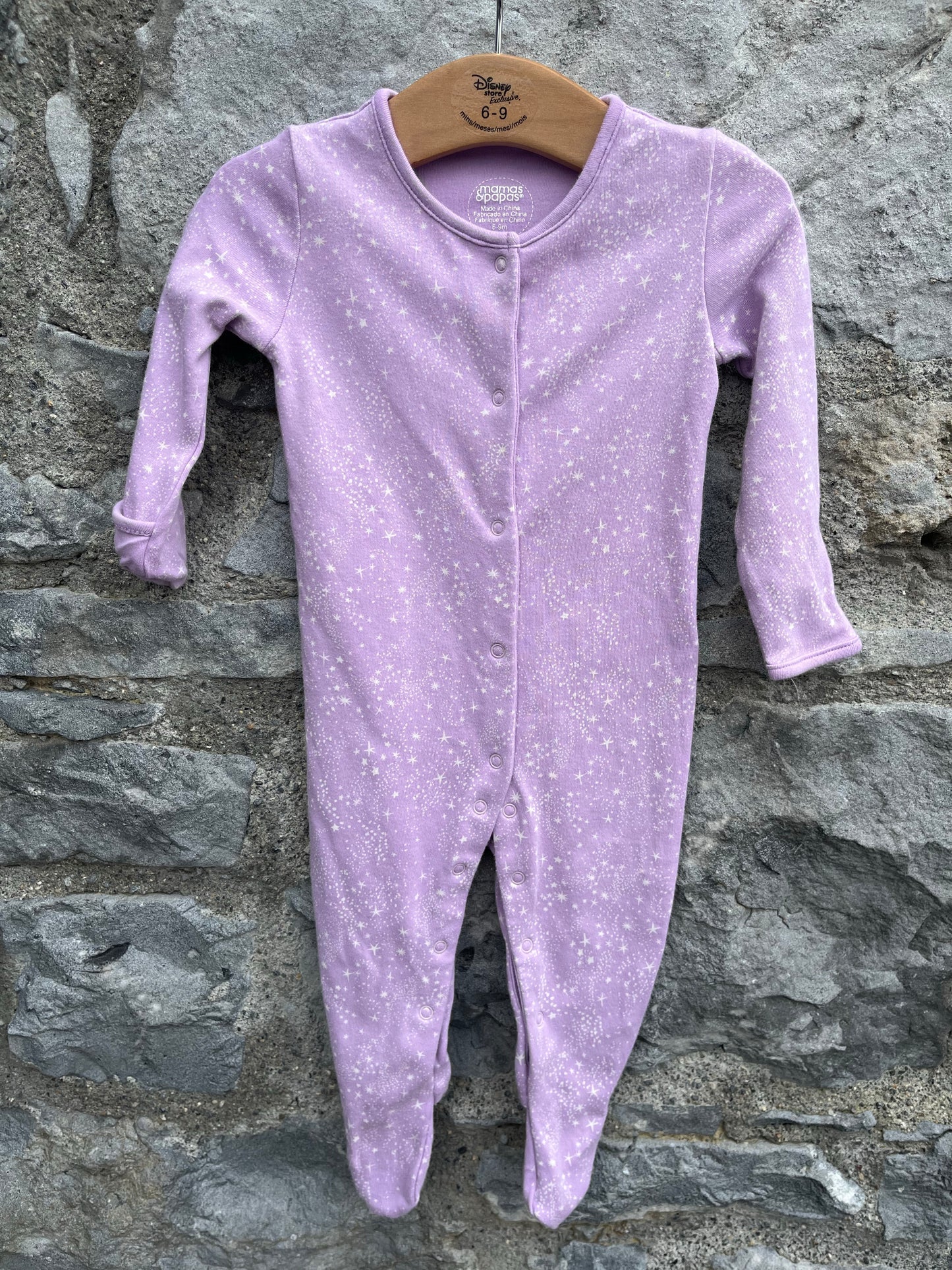 Pink stars onesie   6-9m (68-74cm)