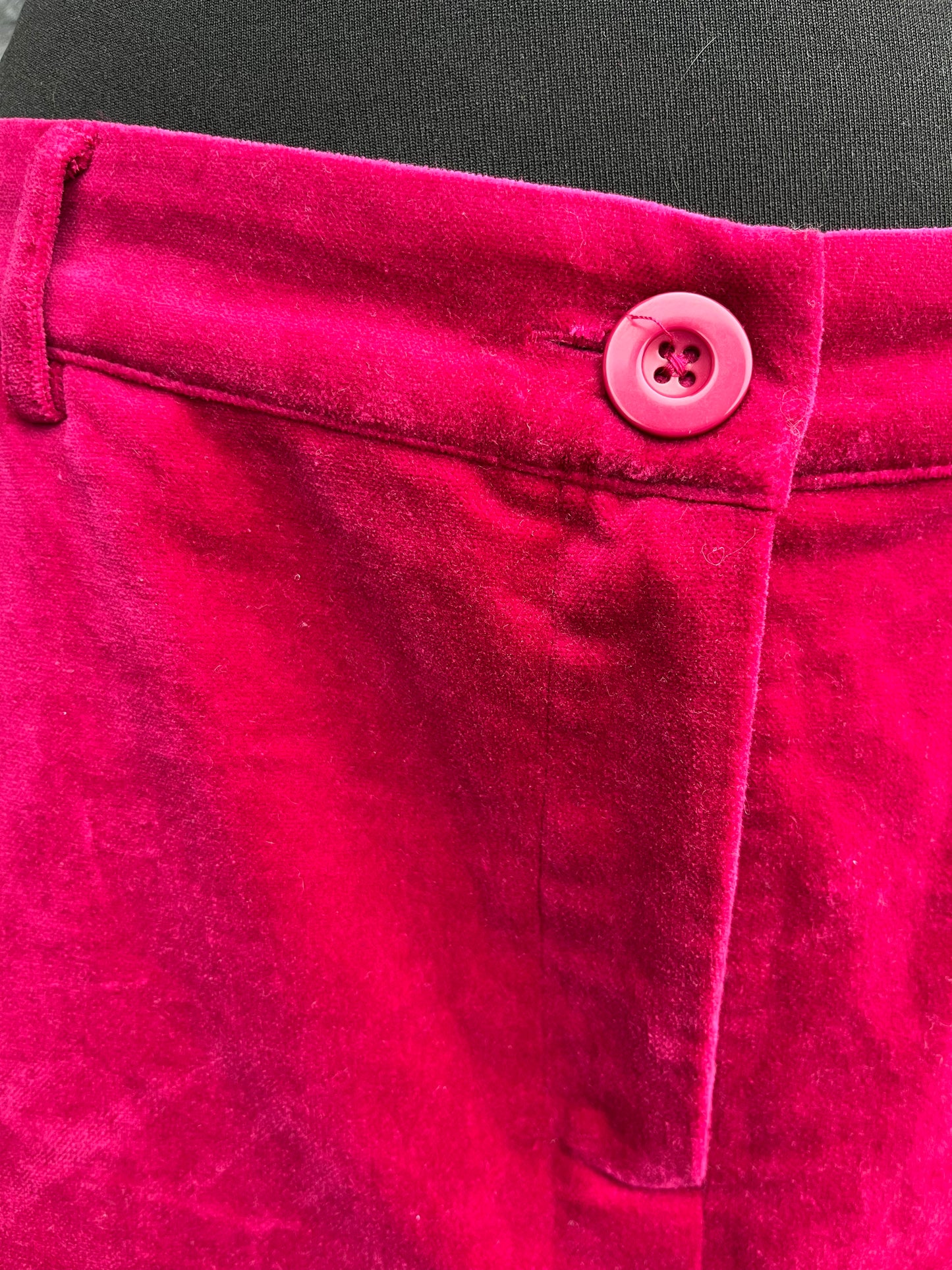 Velvet fuchsia skirt uk 12-14