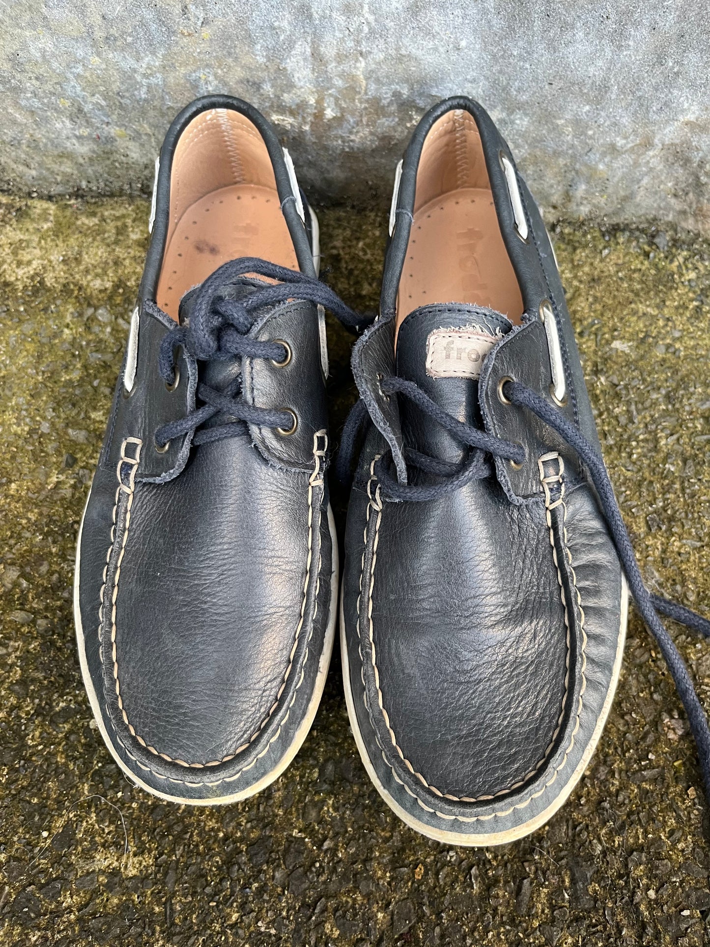 Navy shoes  uk 2 (eu 35)