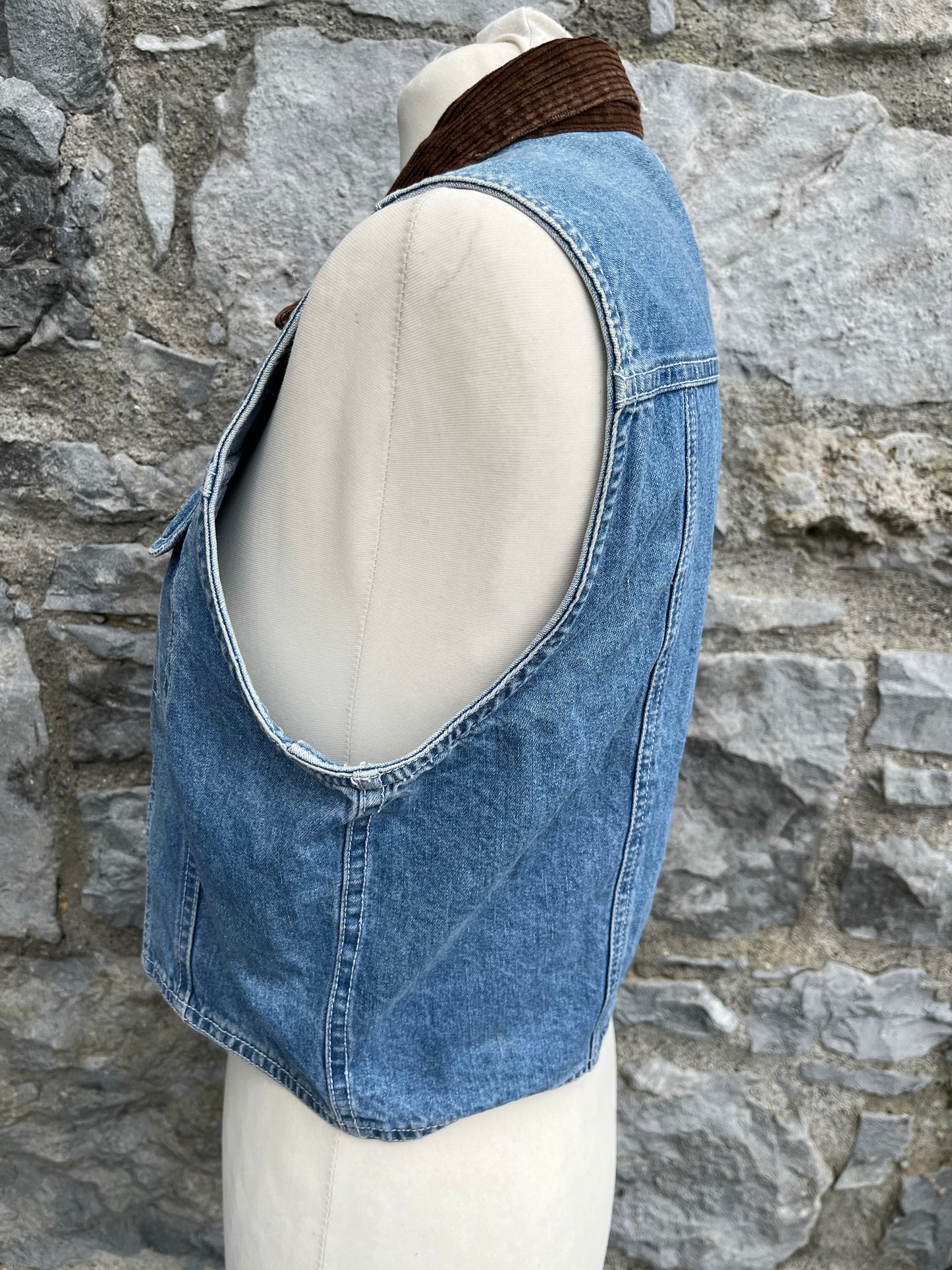 90s Denim gilet uk 6-8