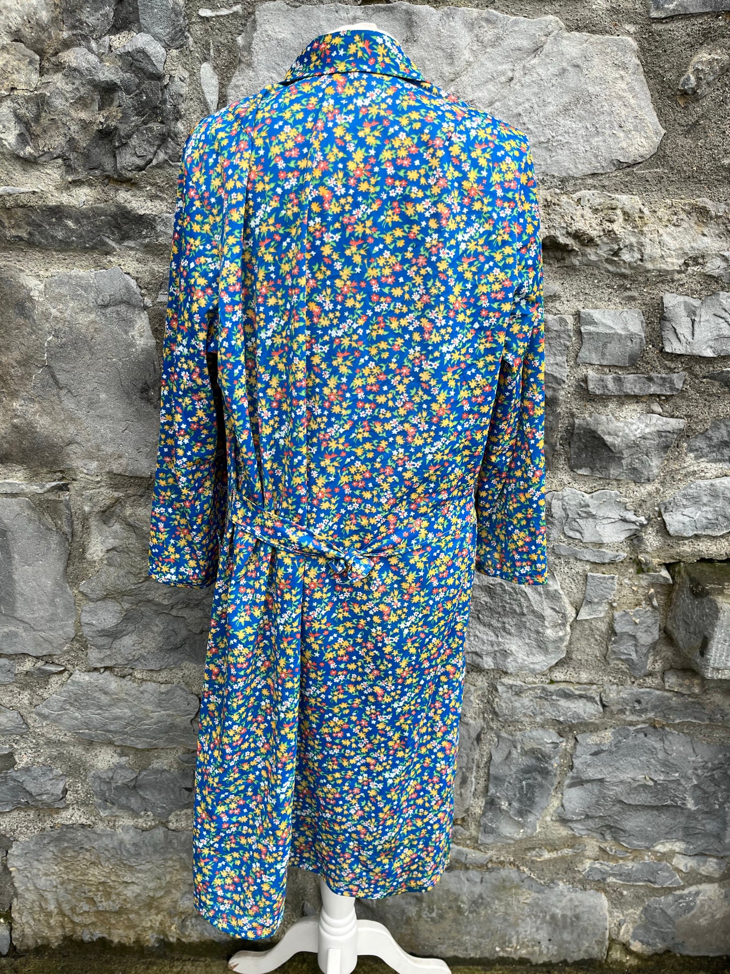 Floral housecoat   uk 12