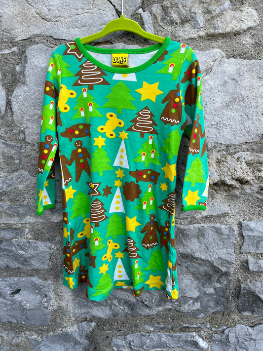 Green gingerbread dress   2y (92cm)