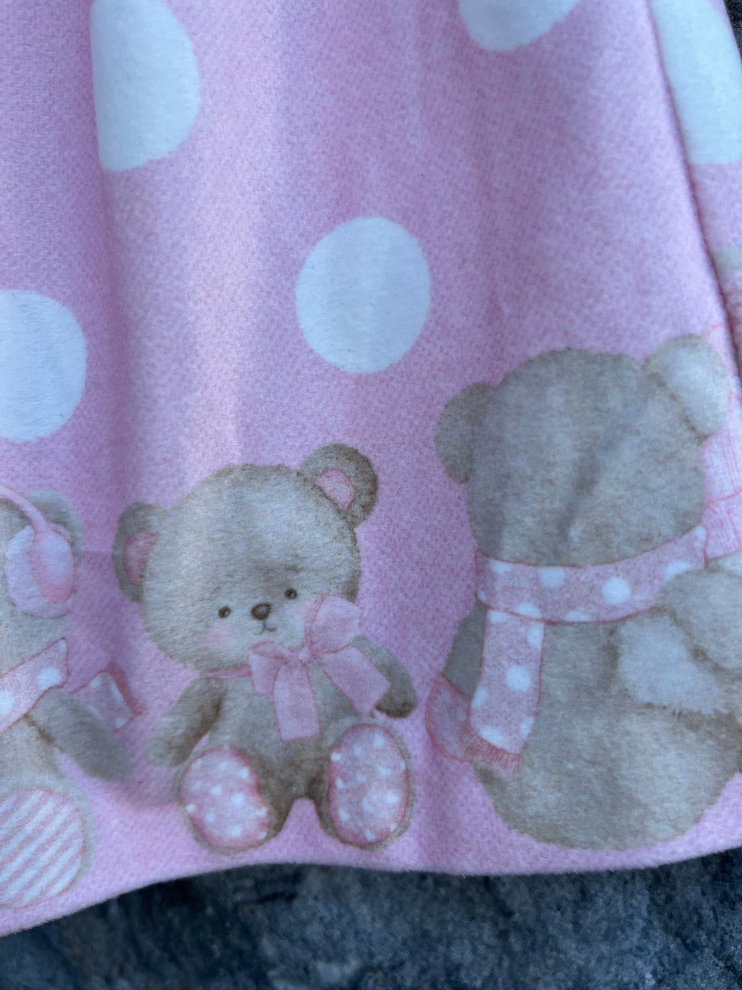 Pink teddy bears dress  6m (68cm)