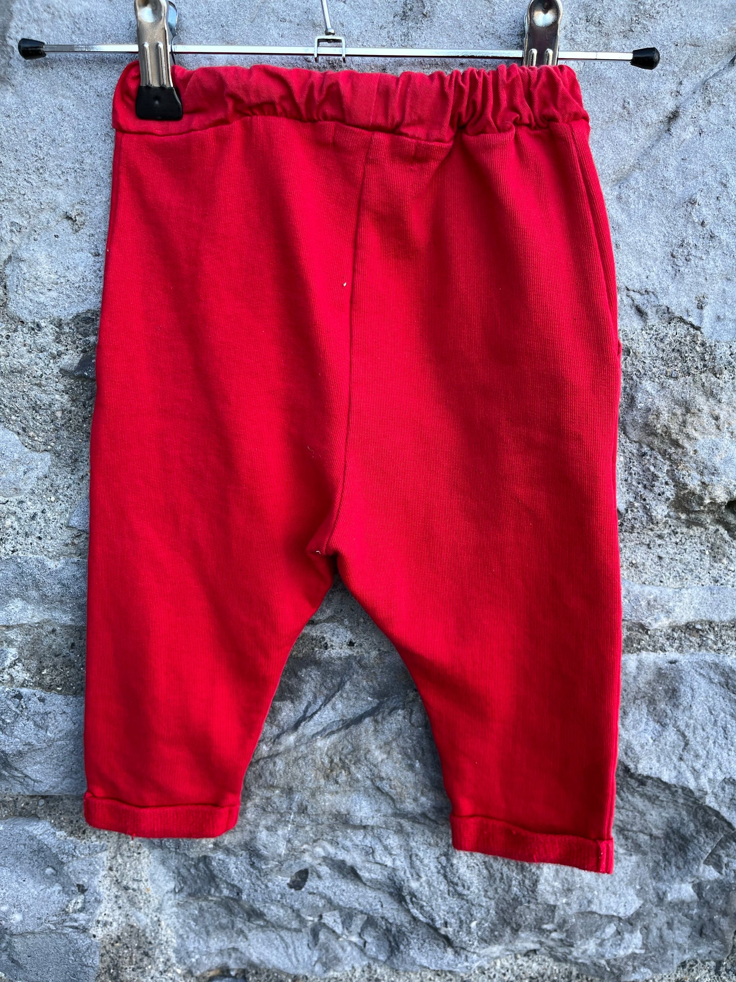 Red pants  9-12m (74-80cm)