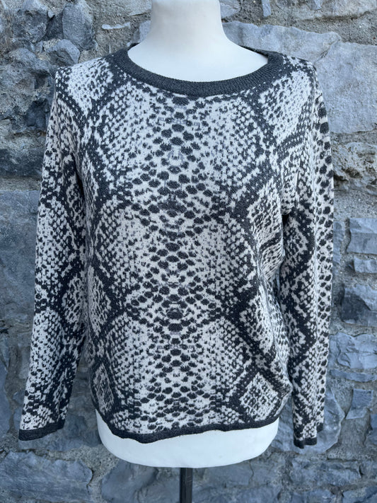 Snakeskin jumper  uk 10