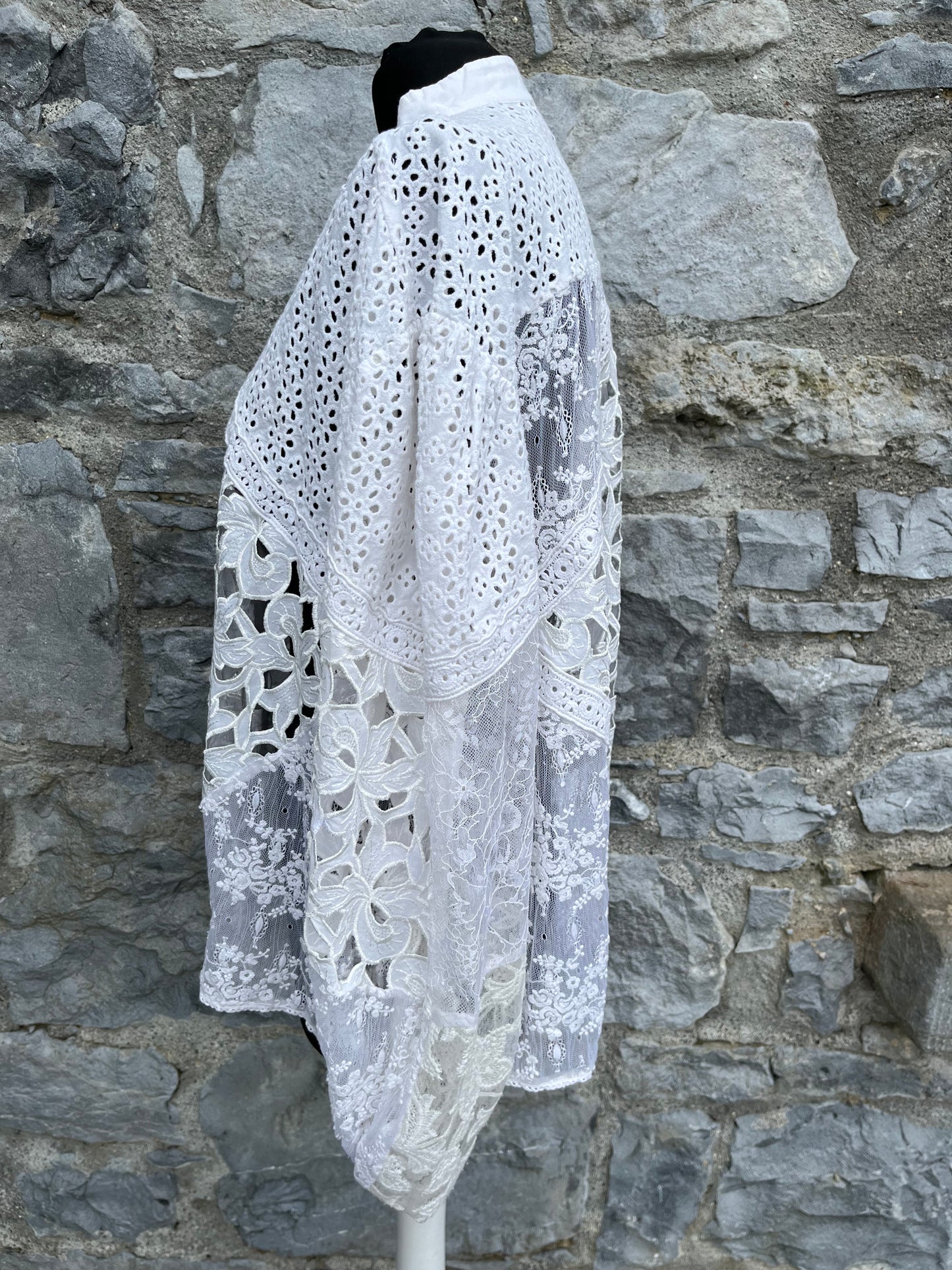 Lace white shirt uk 16-18