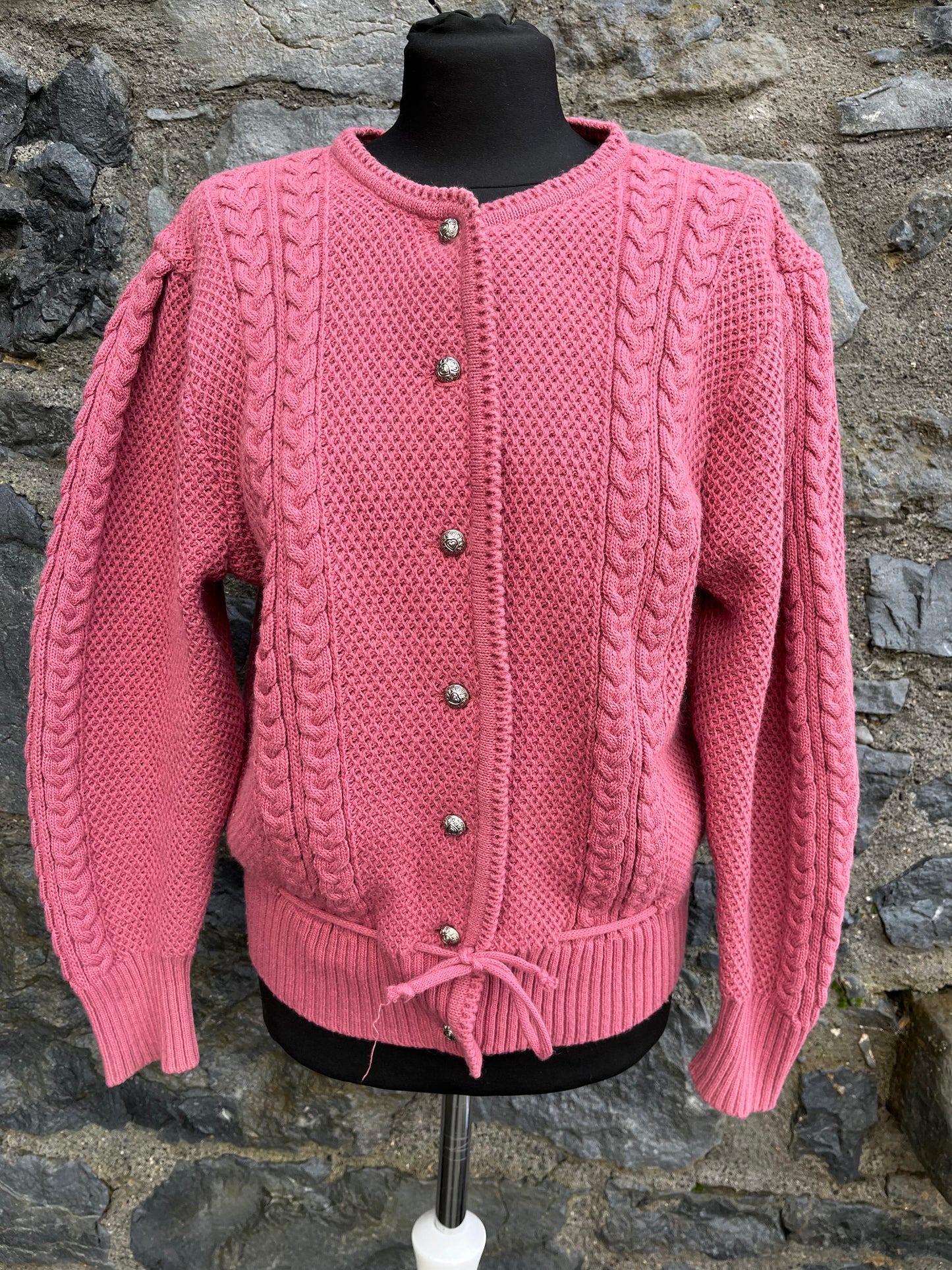 Pink folk cardigan uk 12-14