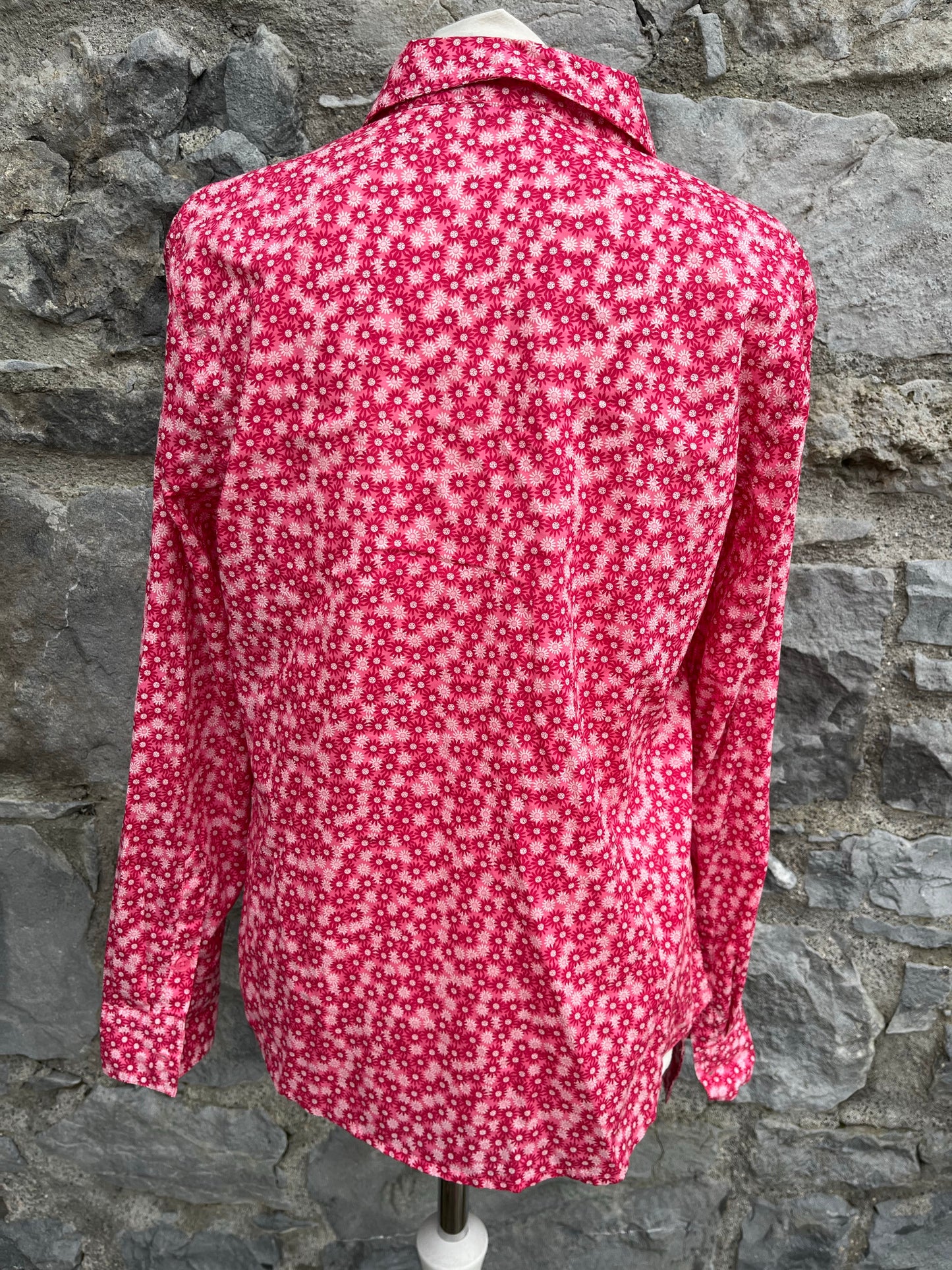 Pink flowers shirt   uk 10