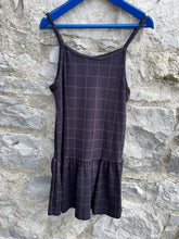 Load image into Gallery viewer, Navy check dress    5-6y (110-116cm)
