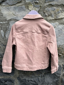 Pink denim jacket   3-4y (98-104cm)