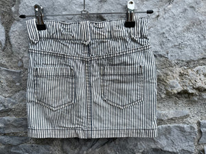 Stripy denim skirt   4y (104cm)
