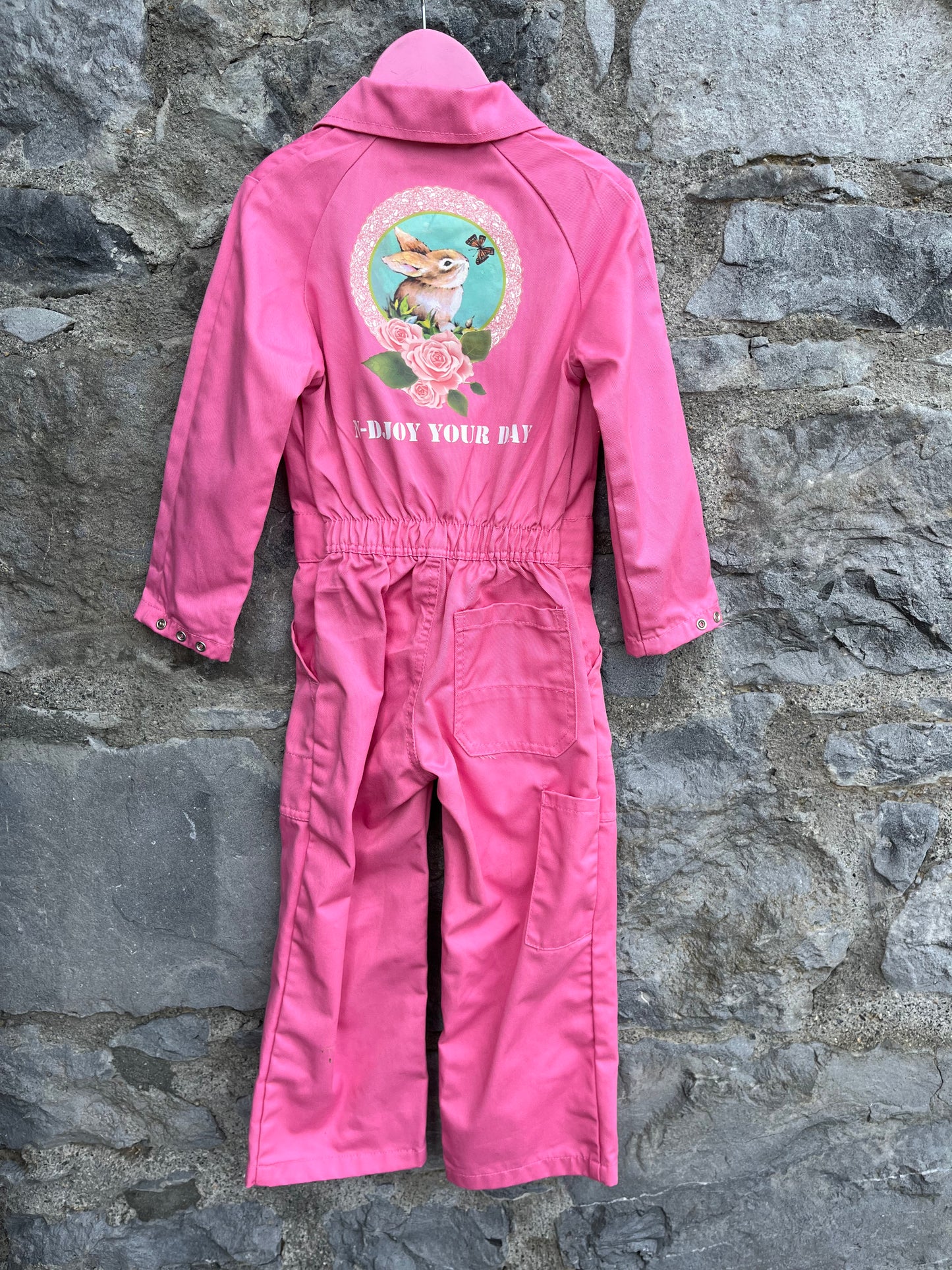 Pink overall   3y (98cm)