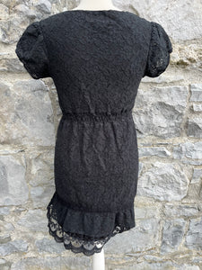 Black lace dress   uk 8-10