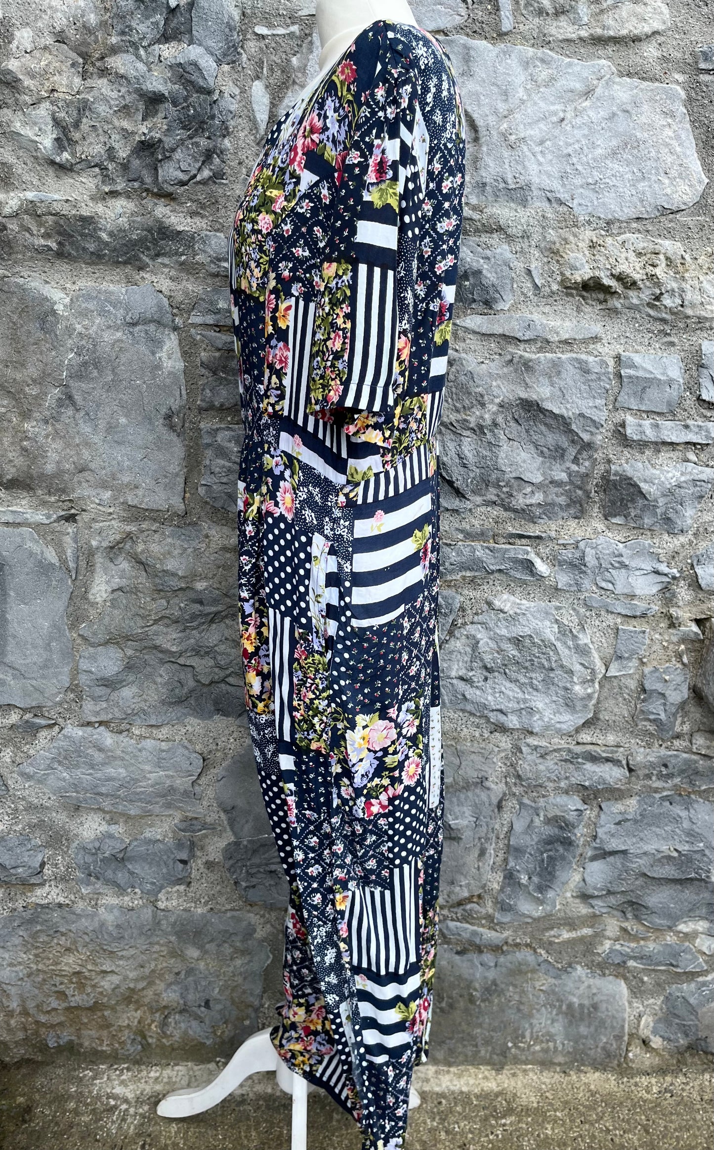 90s patchwork jumpsuit uk 10