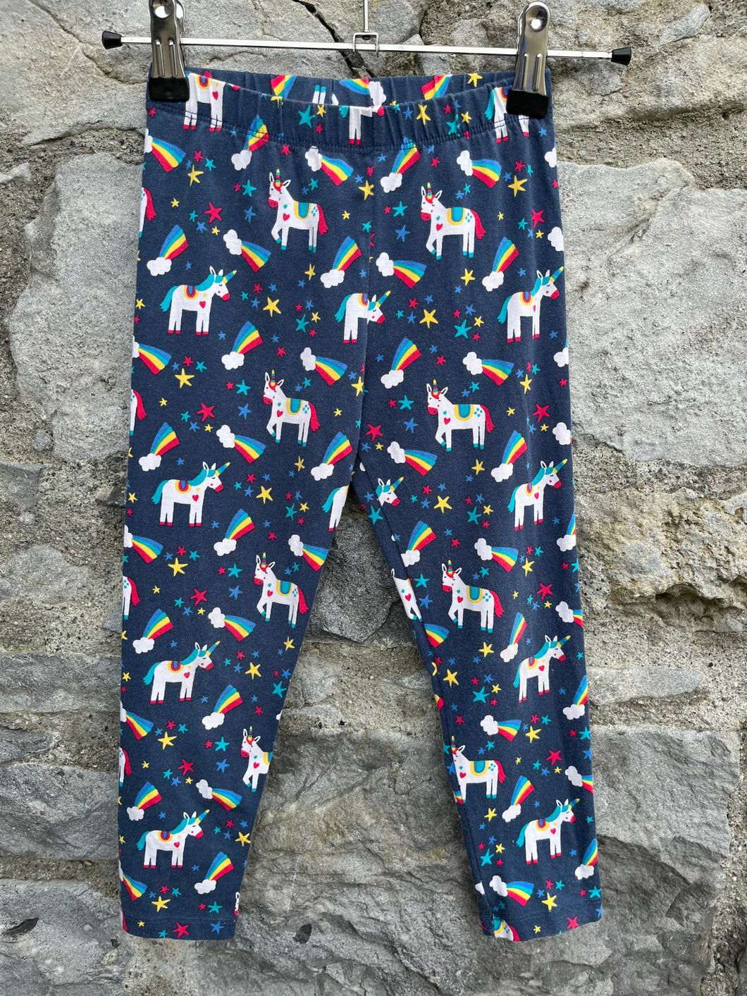 Unicorns&rainbows leggings  4-5y (104-110cm)