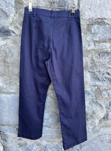 Navy wide leg pants   12-13y (152-158cm)