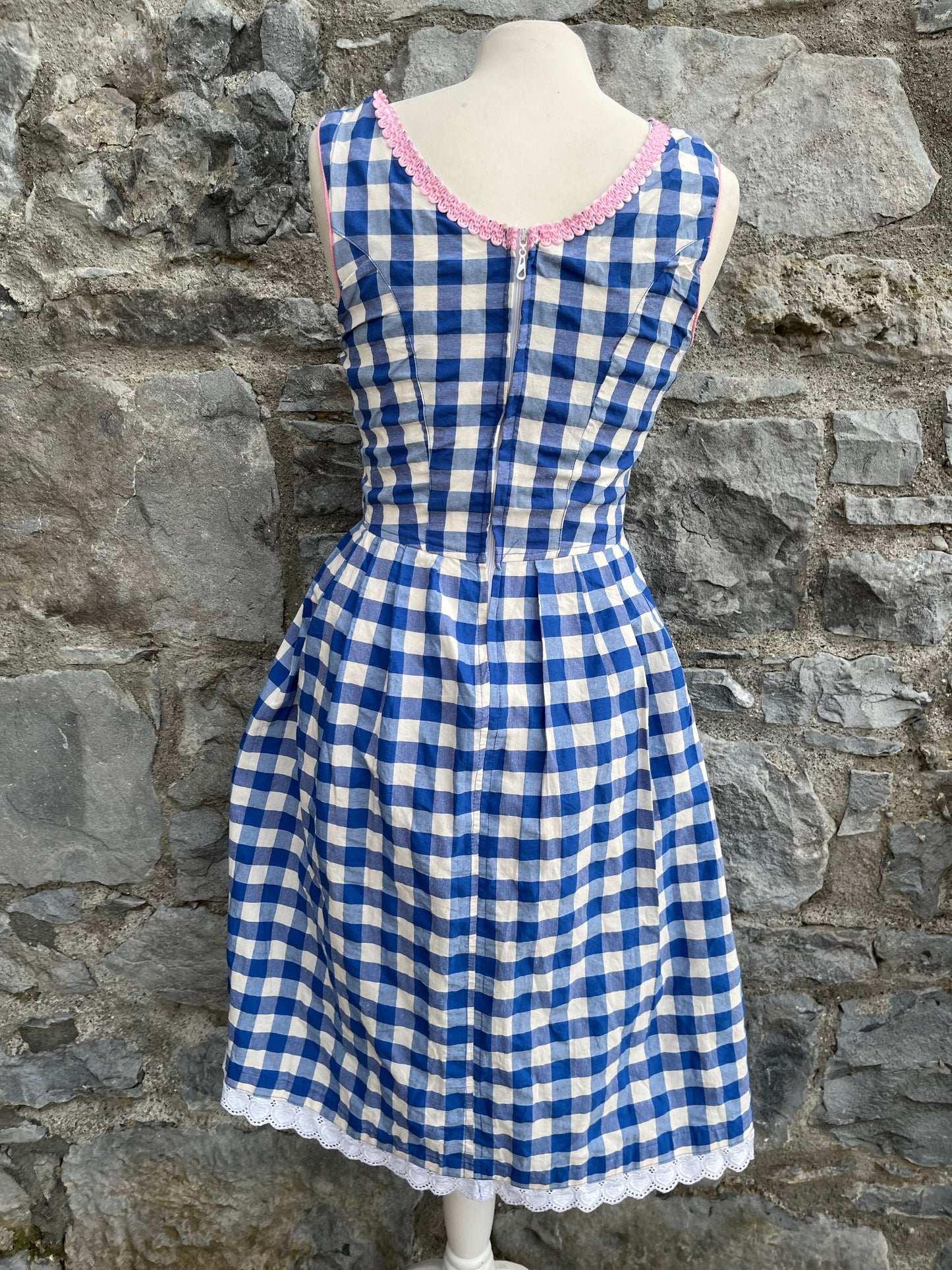 Bavarian check dress uk 8