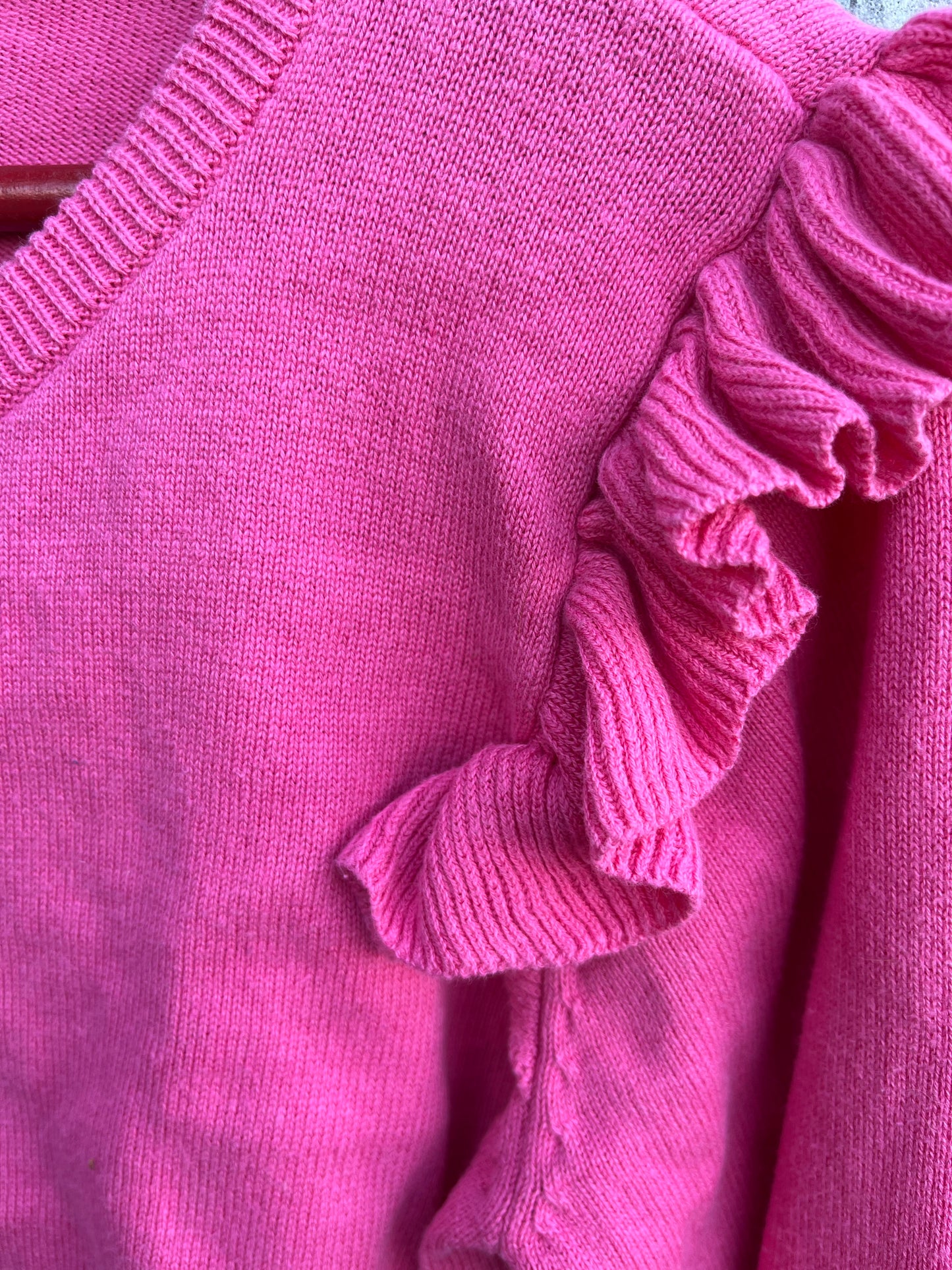 Pink cardigan   9-10y (134-140cm)