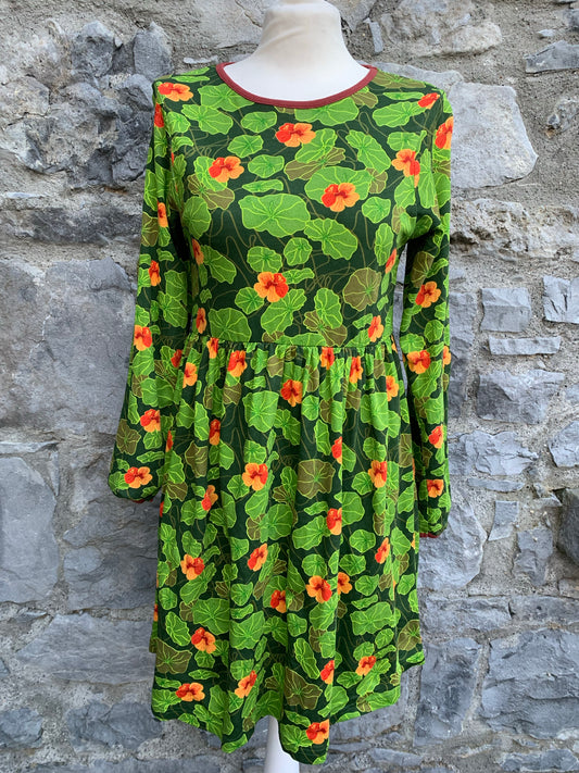 Green leaves dress   uk 10