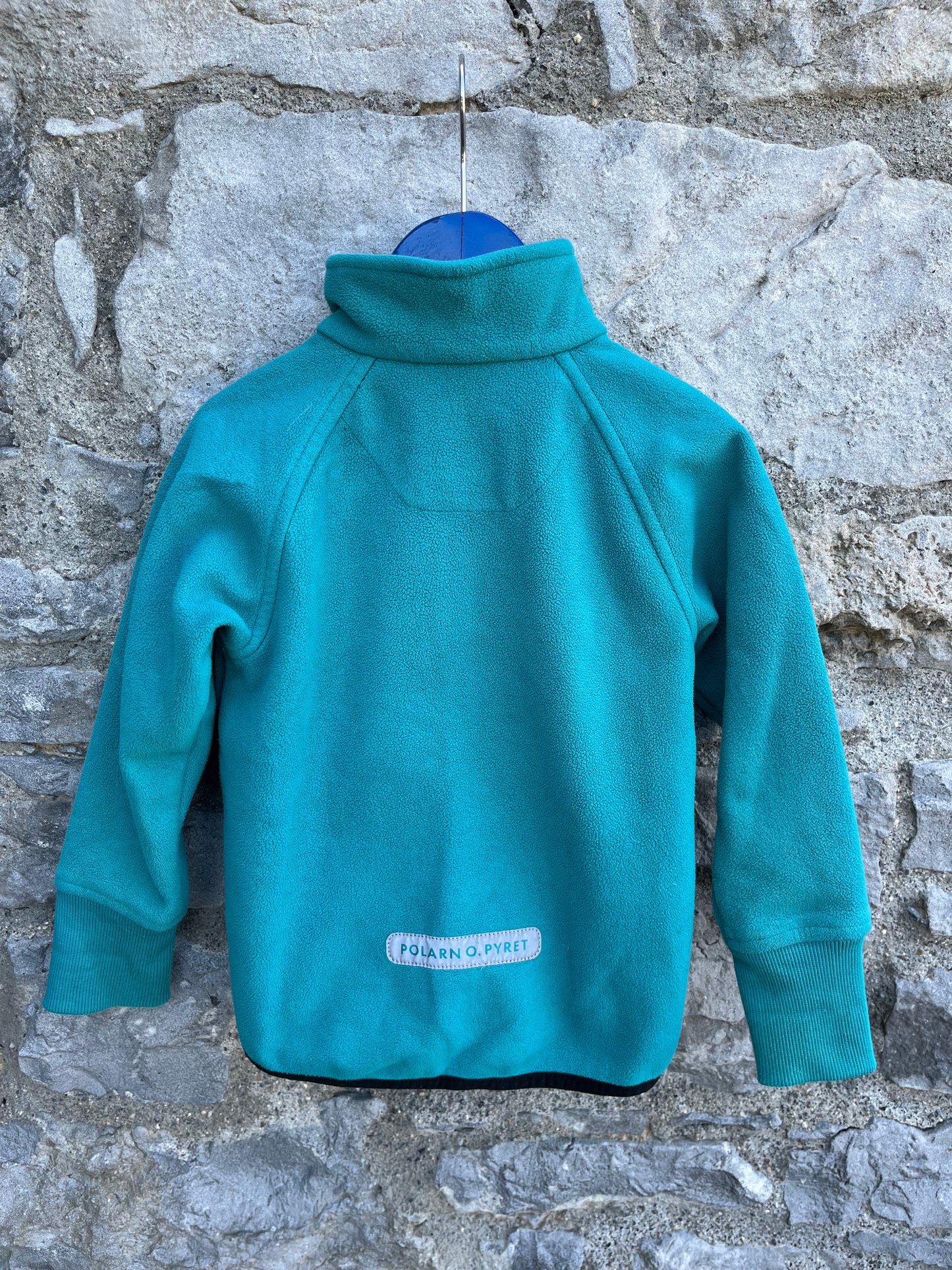 Teal fleece jacket   2-3y (92-98cm)