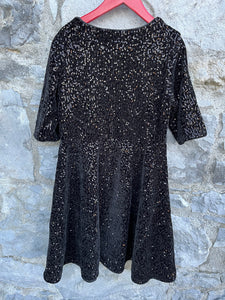 Black sequin dress   12-13y (152-158cm)