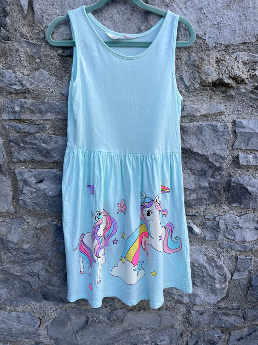 Unicorn dress   9-10y (134-140cm)