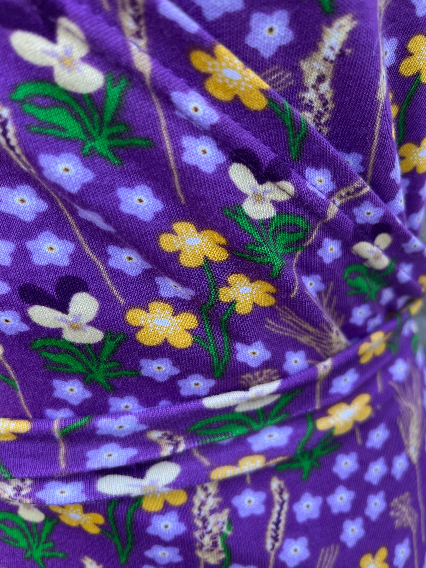 Purple meadow wrap dress uk 6-10