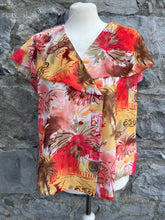 Load image into Gallery viewer, 80s big collar top uk 12-14
