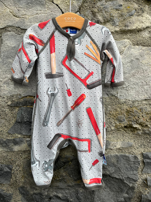 Tools onesie  0-3m (56-62cm)