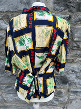 Load image into Gallery viewer, 80s patchwork blouse uk 14
