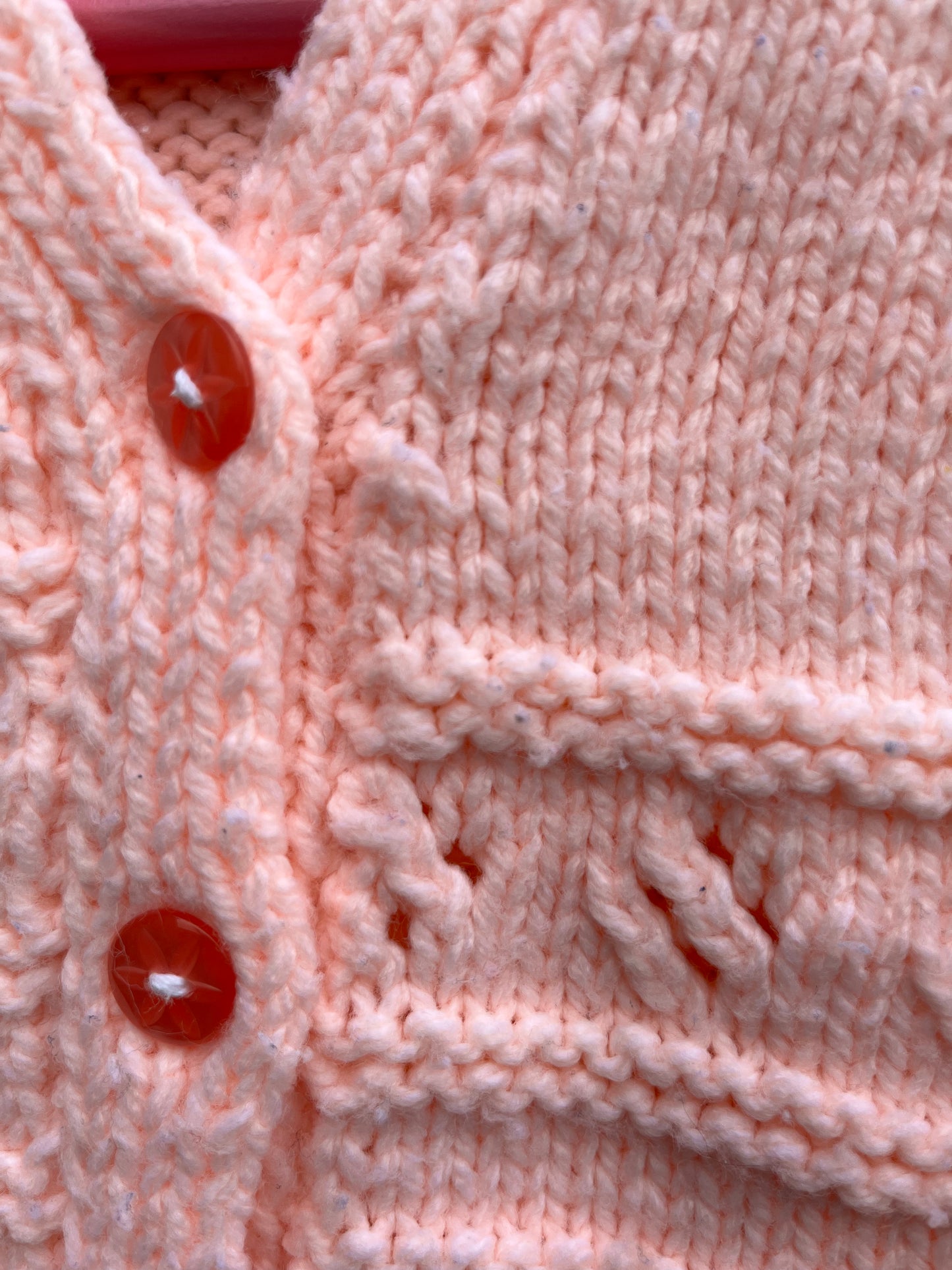 Pink cardigan   6m (68cm)