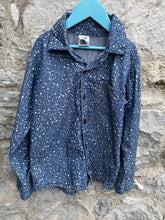 Load image into Gallery viewer, Spotty denim shirt    7-8y (122-128cm)
