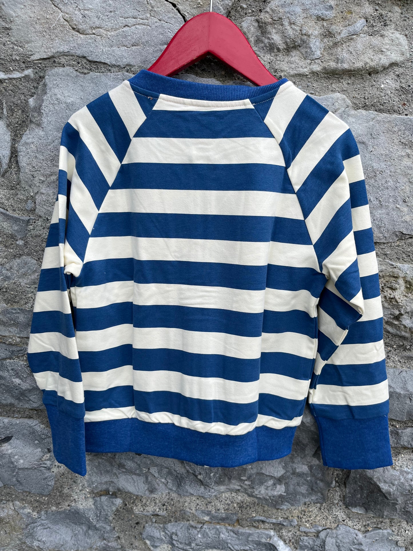 Waterside Jacket, Blue stripes  8y (128cm)