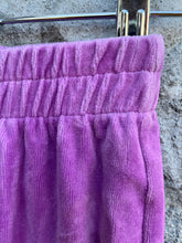 Load image into Gallery viewer, Purple velour pants  0-1m (56cm)
