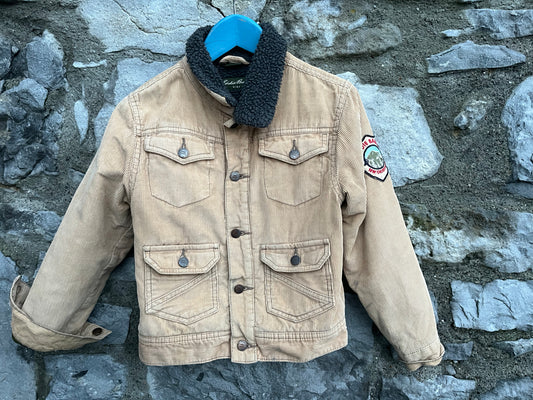 Beige cord jacket   5-6y (110-116cm)