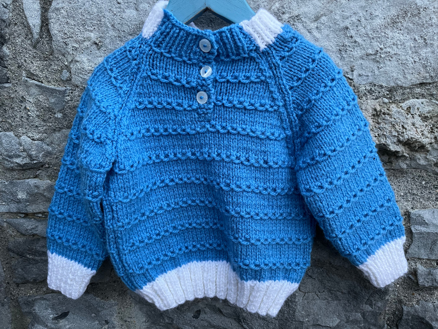 Blue jumper  18-24m (86-92cm)