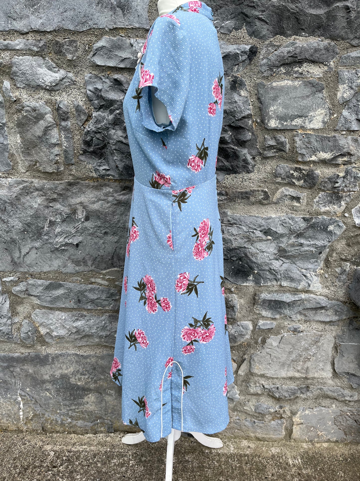 Blue floral dress  uk 12