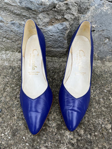 Carvela 80s Royal blue heels    uk 4.5 (eu 37)