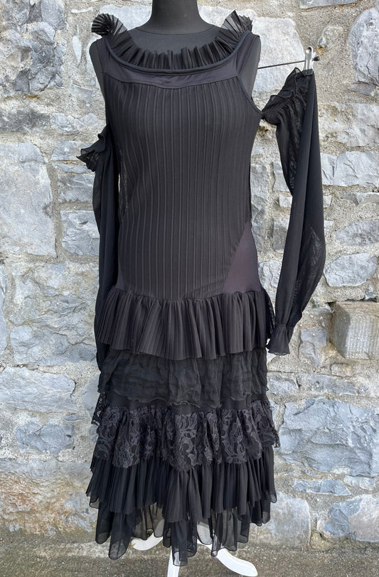 Black goth dress uk 10-12