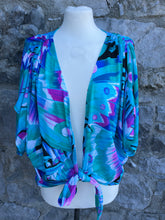 Load image into Gallery viewer, 80s floral bolero uk 12-14
