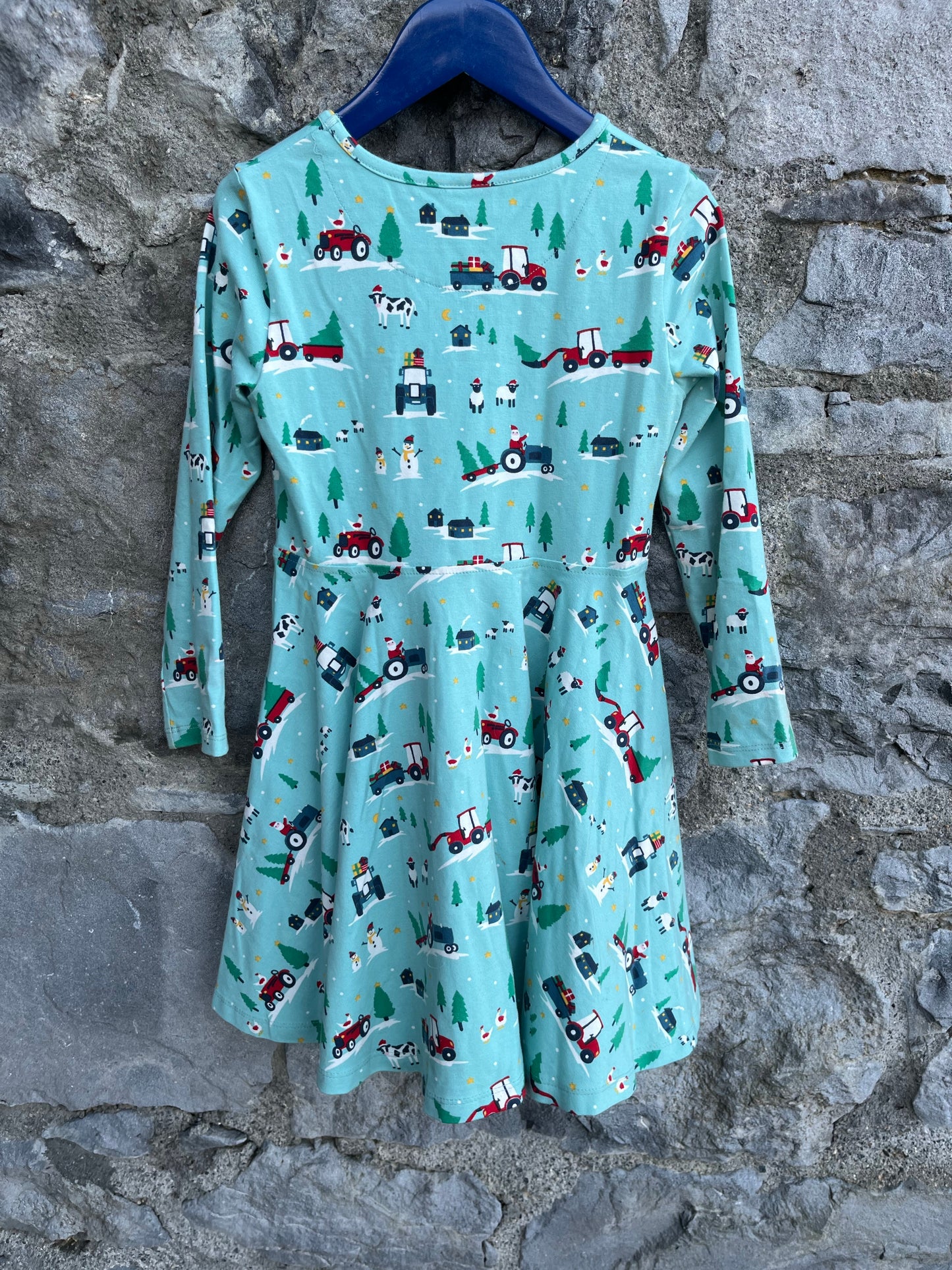 Christmas farm dress  5-6y (110-116cm)